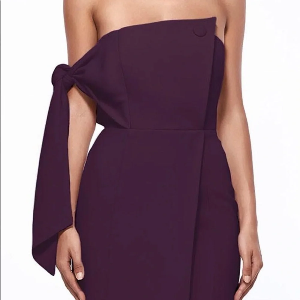 Misha Collection Romi Midi Dress - Plum - Picture 3 of 9